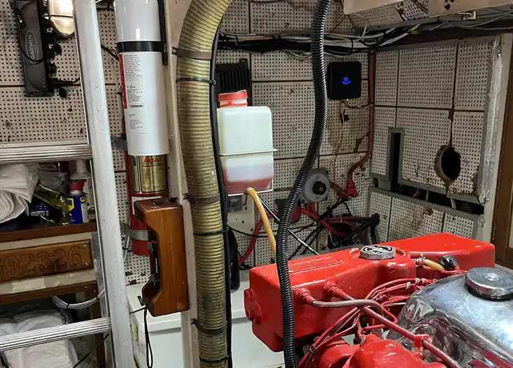Masterchief Install in Engine Room with Bilge Sensor